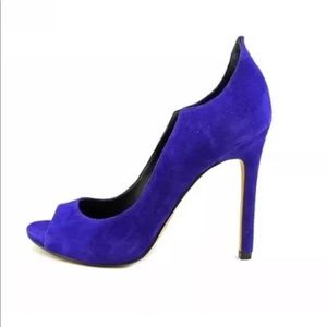 Dolce Vita Blue Suede Heels